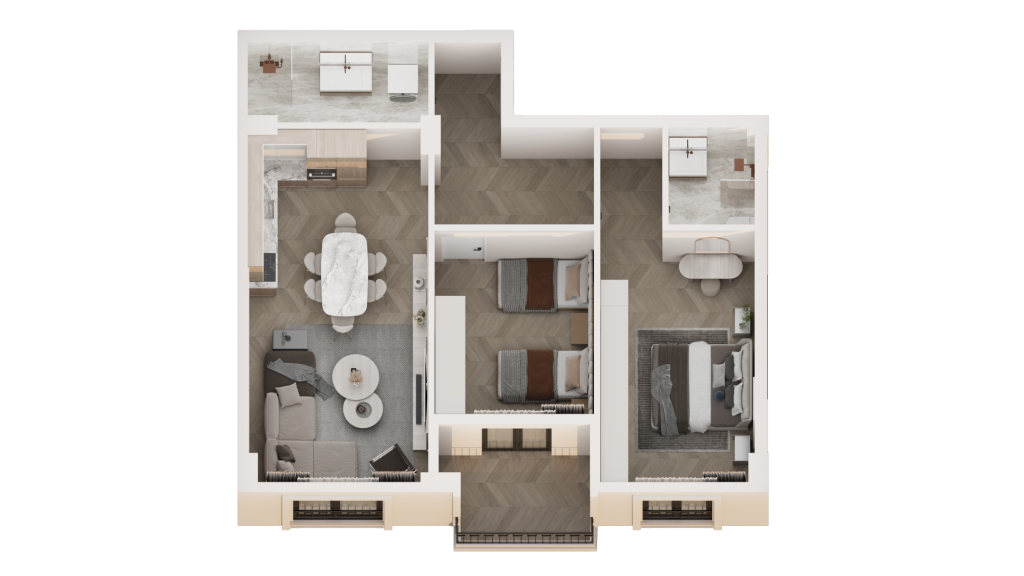 Apartamenti 02 Objekti F