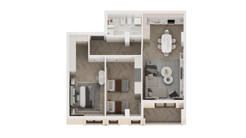 Apartamenti 47 Objekti E