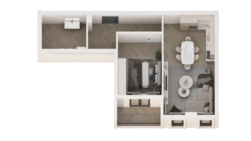 Apartamenti 48 Objekti E
