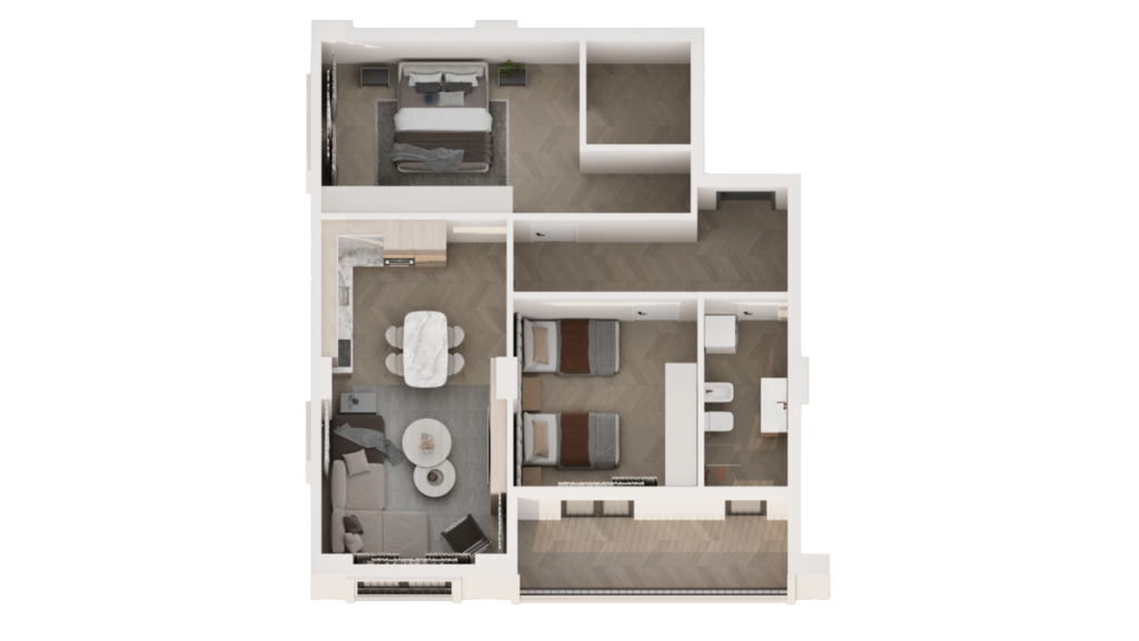 Apartamenti 52 Objekti E
